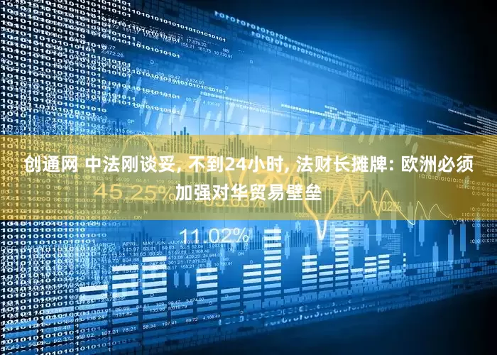 创通网 中法刚谈妥, 不到24小时, 法财长摊牌: 欧洲必须加强对华贸易壁垒